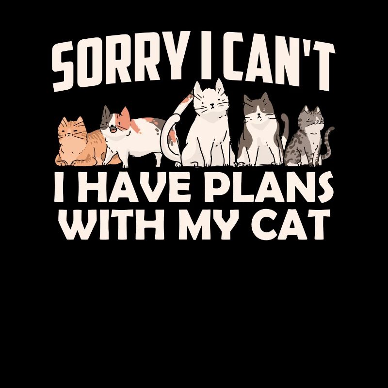 Malheureusement, je ne peux pas avoir de plans avec mon chat