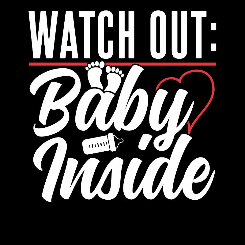 Attention! Bébé à l’intérieur de bébé à l’intérieur d’une grossesse mignon