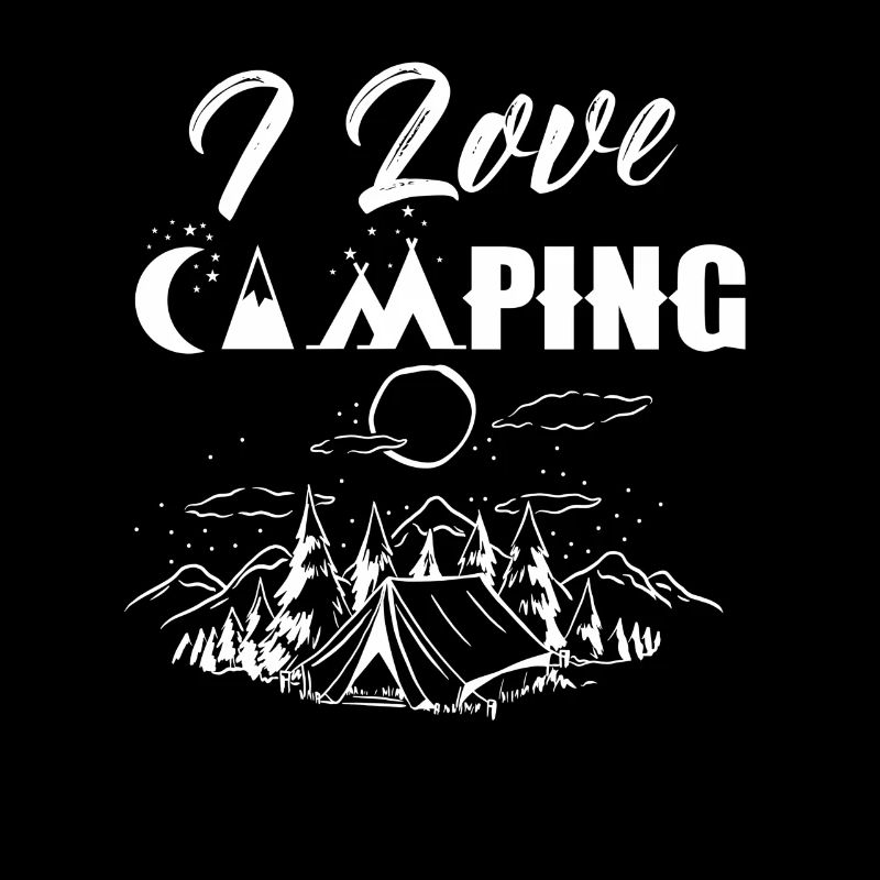 J’aime Camping Camping Camper Camping Camp