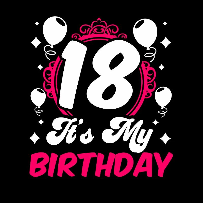 18 C’est mon anniversaire Fille Anniversaire Dix-huit ans