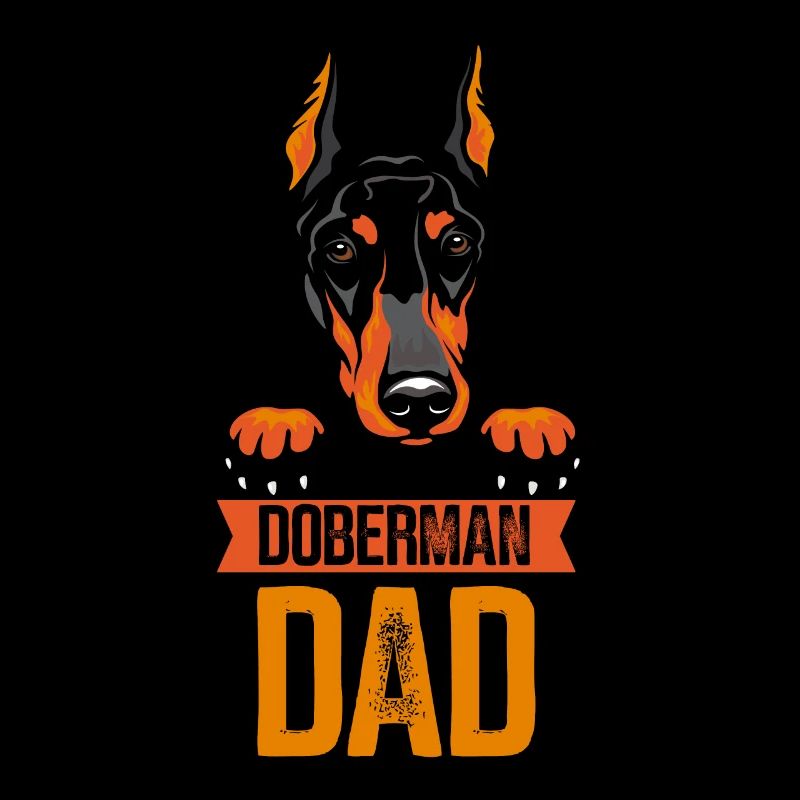 Doberman Papa Doberman Doberman Chiens