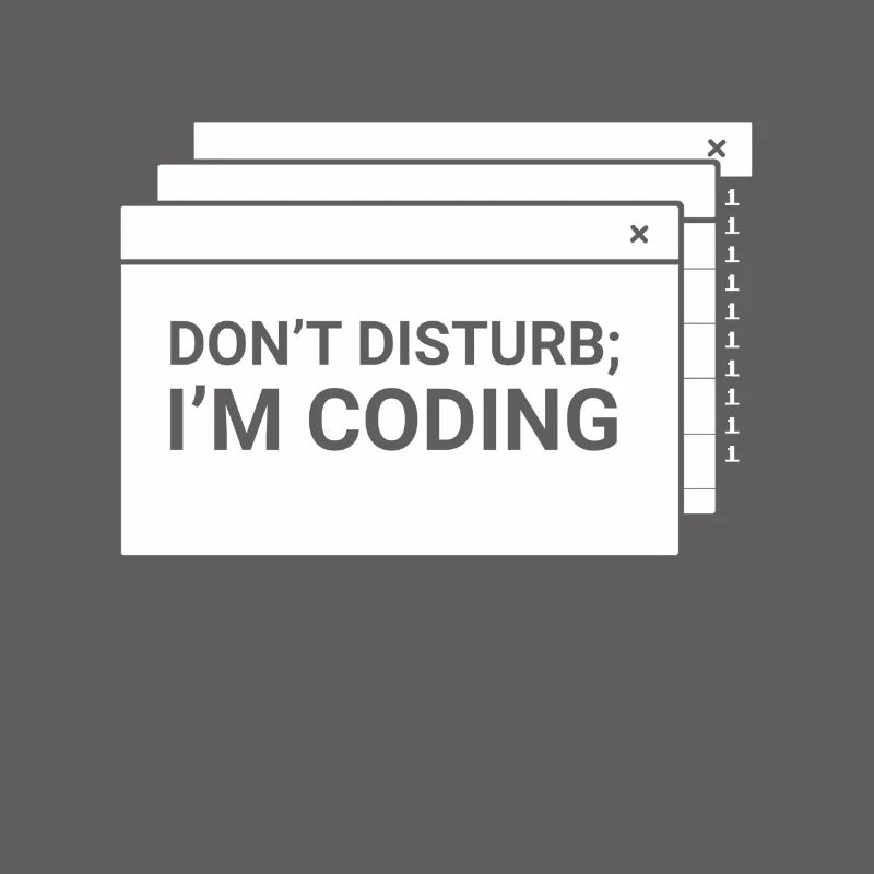 Stören Sie Nicht Ich Programmiere Coder Coding