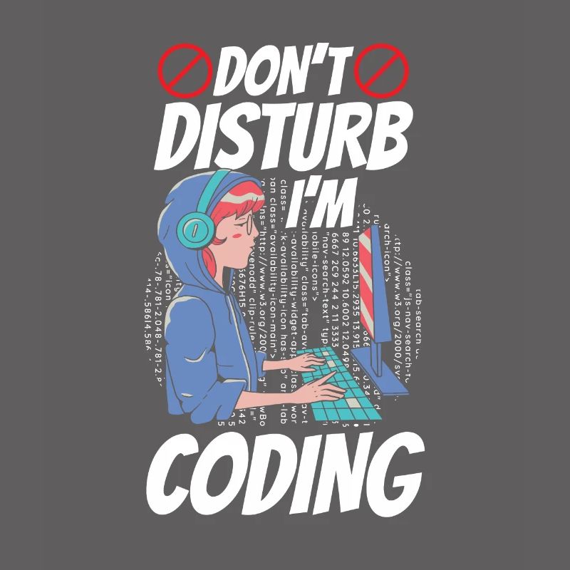 Stören Sie Nicht: Ich Programmiere Coding Coder