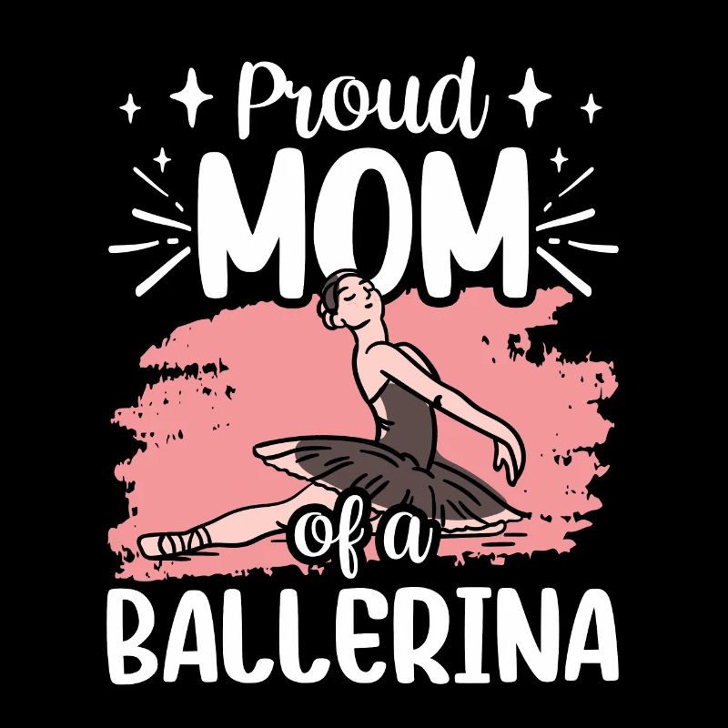 Fière maman d’un ballet de danseuse ballerine