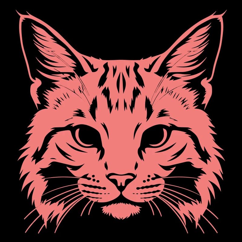 Silhouette de tête de chat
