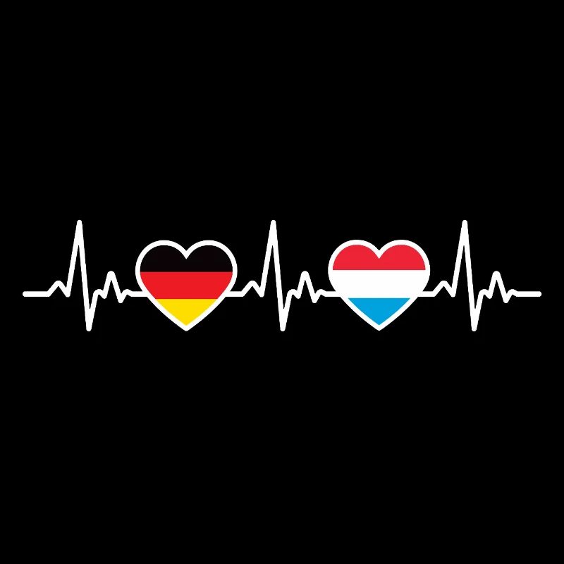 Luxembourg Germany Flag German Luxembourger