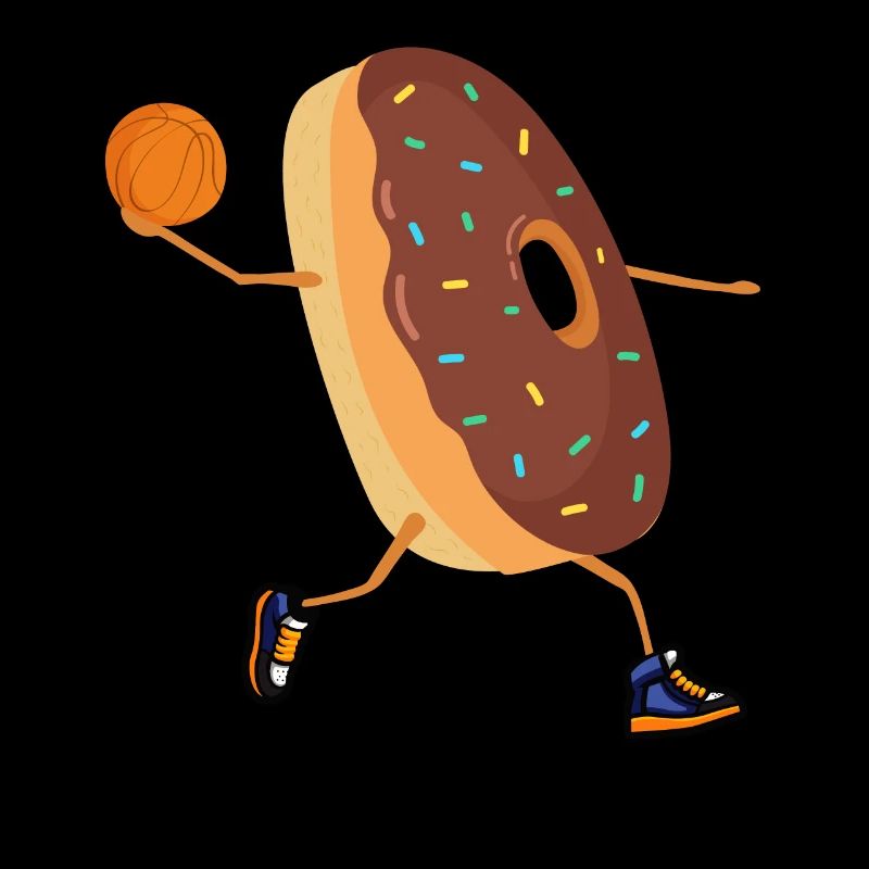 Basket-ball beignet basketteur panier lance-panier