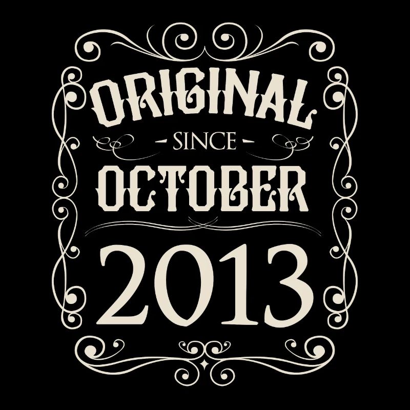 Vintage - Original since Oktober 2013 Geburtstag