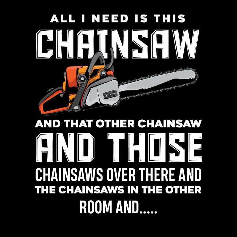 Chainsaw forest worker gift