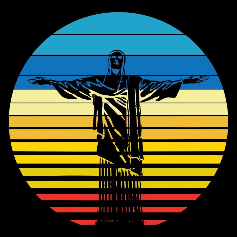 Rio de Janeiro Cristo Jesus statue sunset