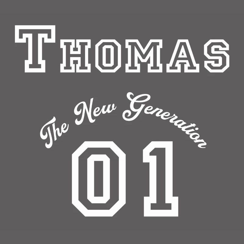 First name Thomas - white