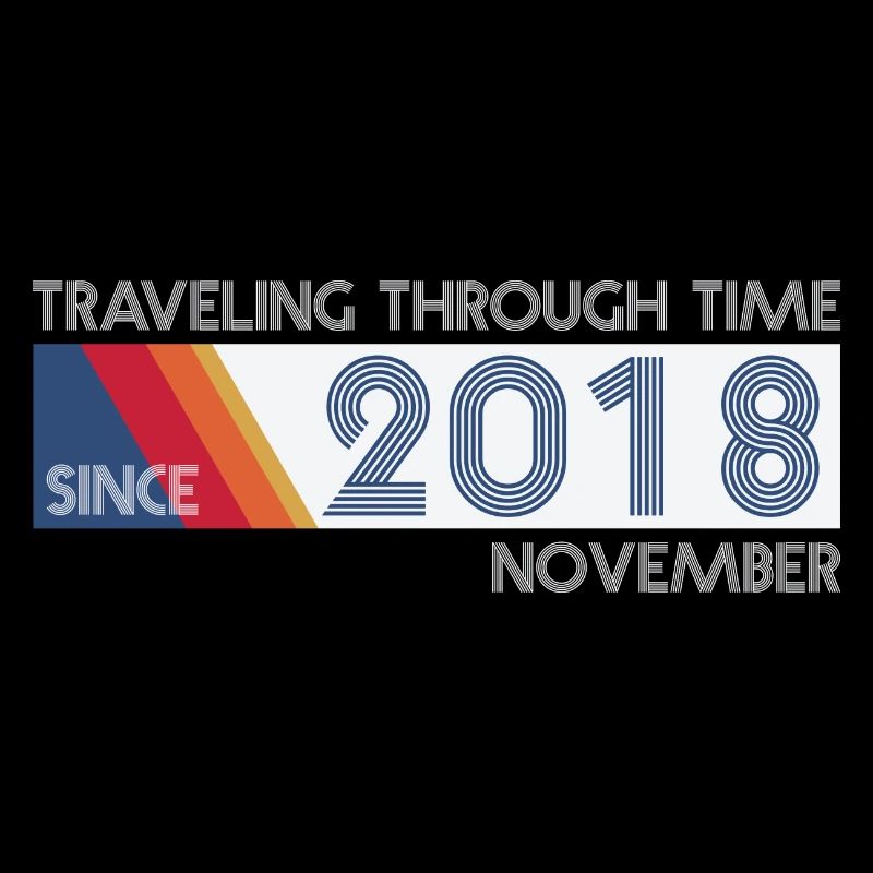 Funny Zeitreise Geburtstags Design November 2018