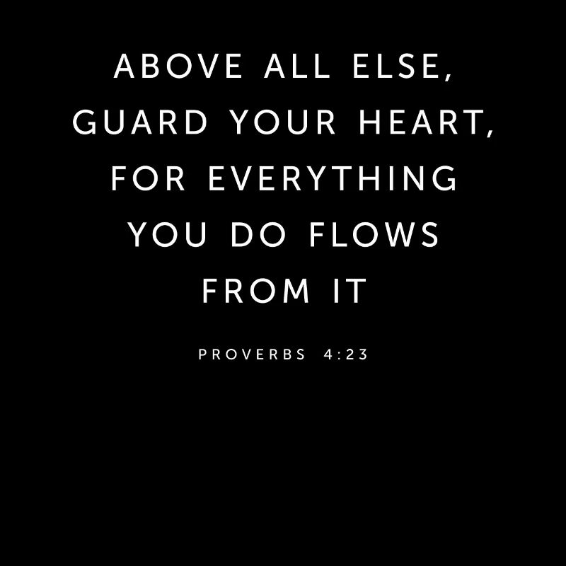 Above All Else, Guard Your Heart - Religious