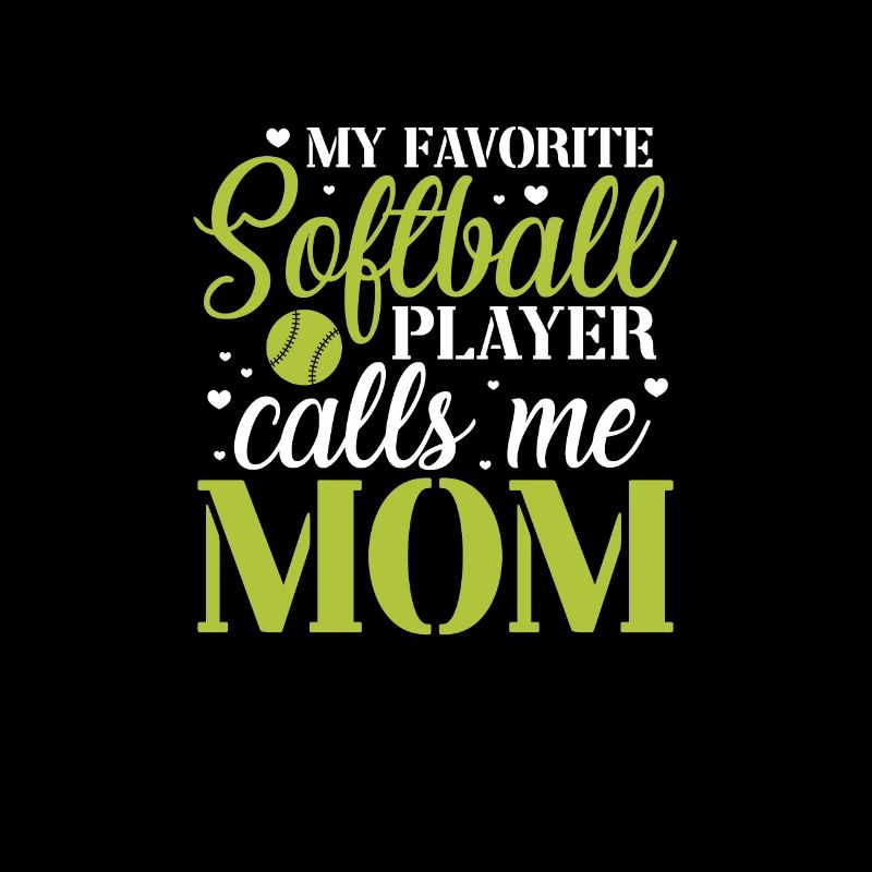 Softball Mutter Baseball Tochter Sohn Geschenk