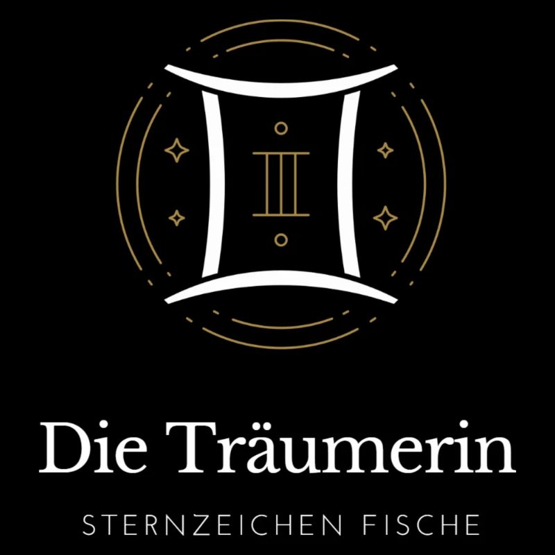 Pisces Träumerin Sternzeichen Muster