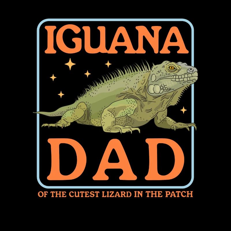 Iguana Dad Reptile Lizard Iguanas Gift