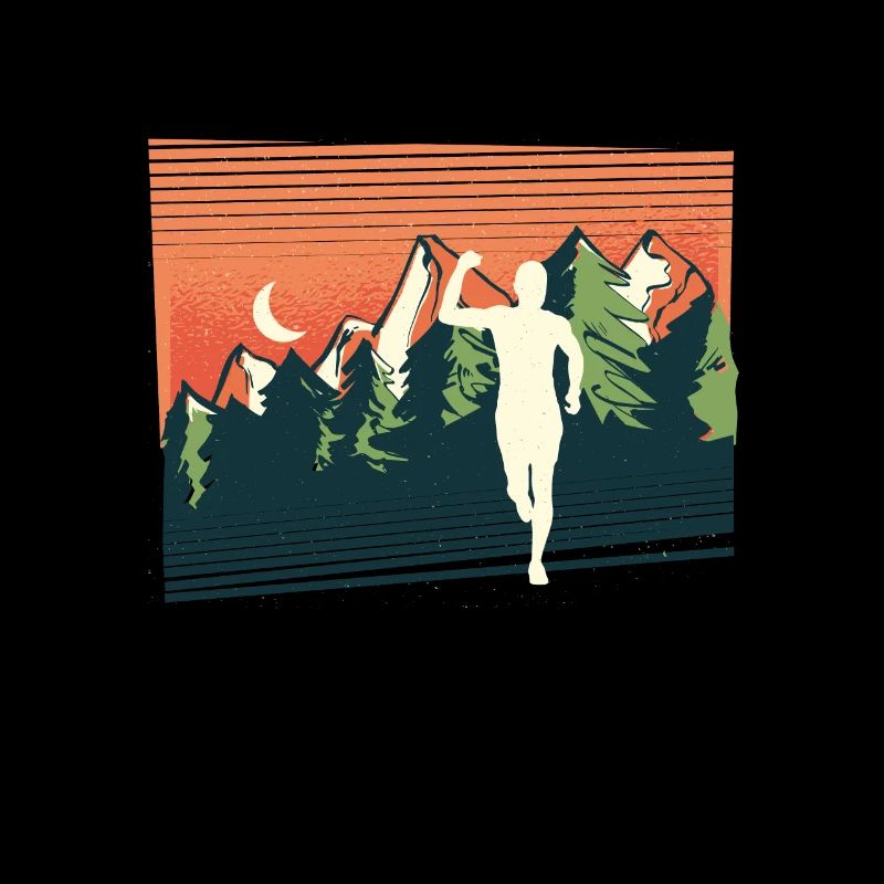 Marathon, Trailrunning Läufer