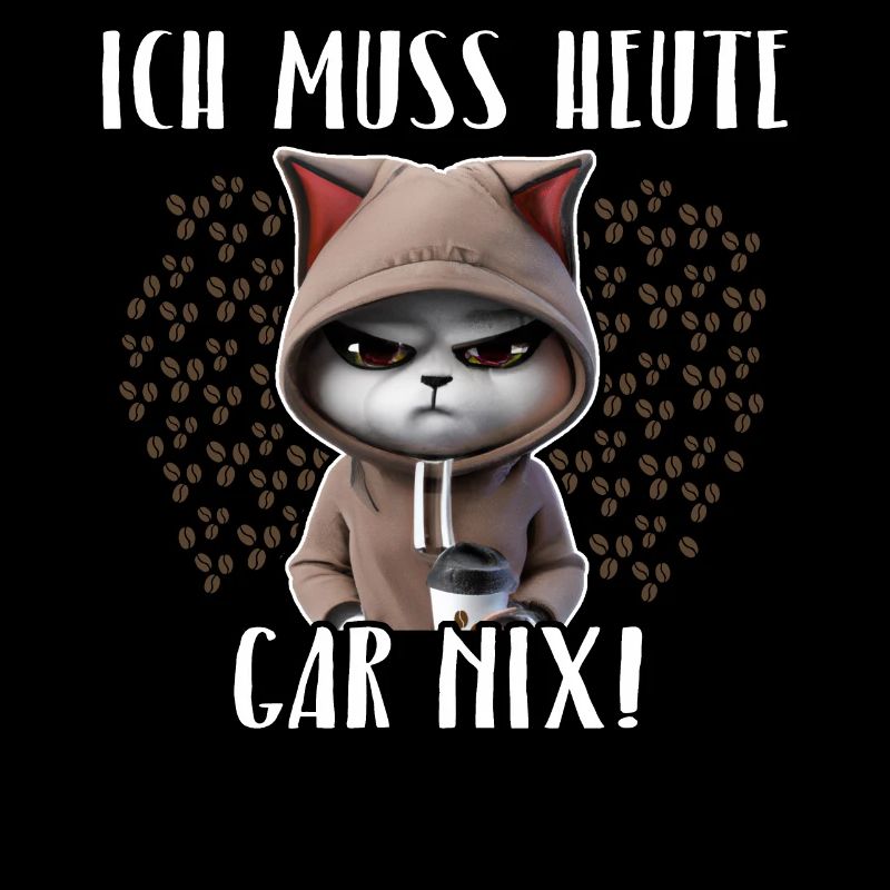 Faule Katze Ich Muss Gar Nix