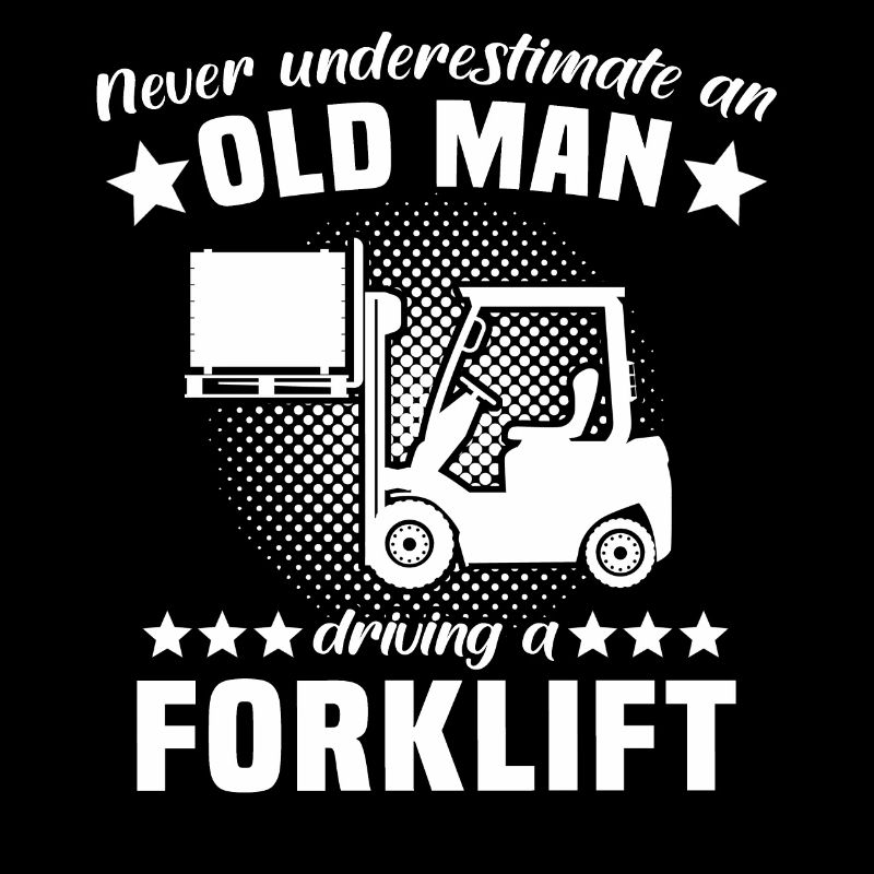Underestimate man forklift