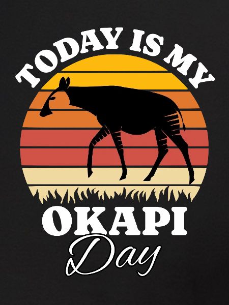 Girafe forestière Okapi
