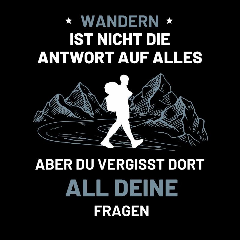 Wandern Wanderer Geschenk Wandershirt