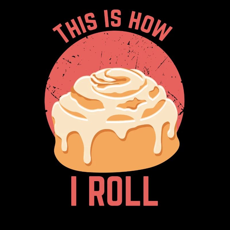 Cannelle Cinammon Roll design I Biscuits drôles