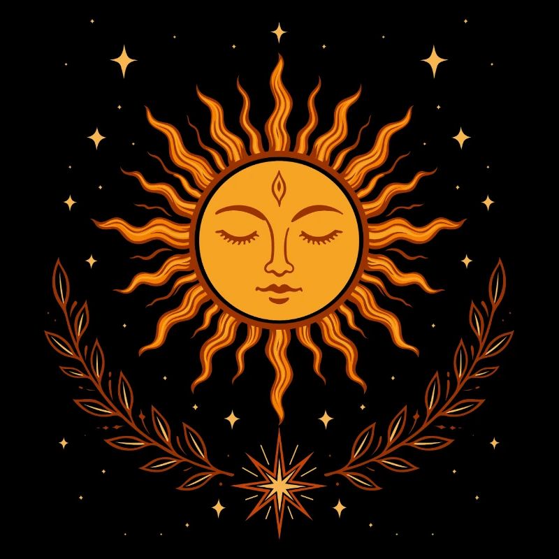 Midsummer Sun – Boho Symbol