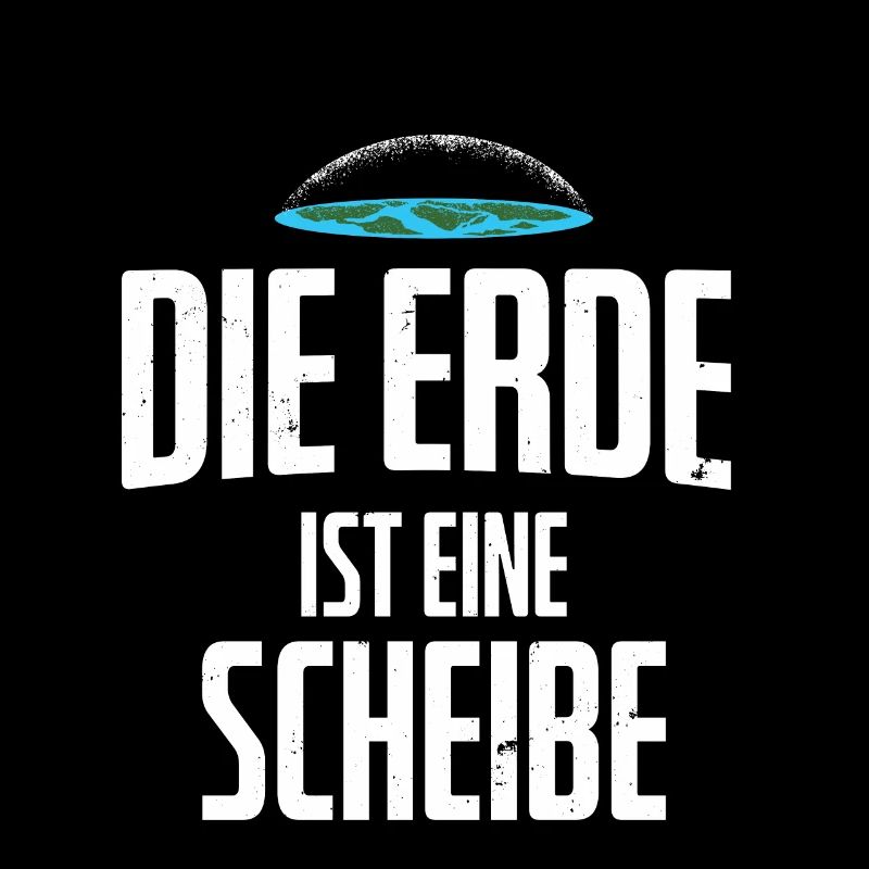 Flat Earth Flache Erde Anhänger Flat Earthler
