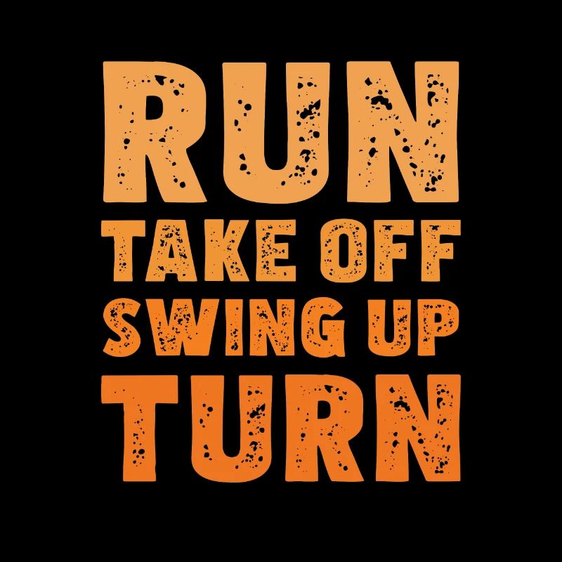 Run Take Off Swing Up Turn Fun Pole Jumping