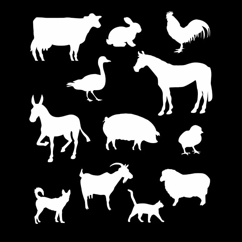 Bauernhof Tiere Sammlung Farm Tiere Geschenk