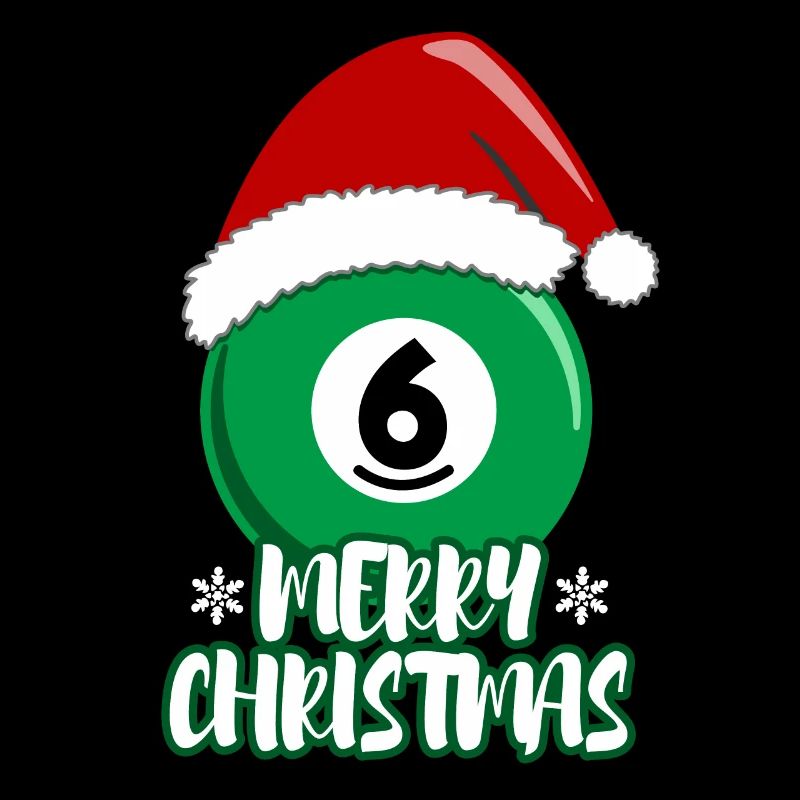 Boule de billard de Noël n ° 6 cadeau