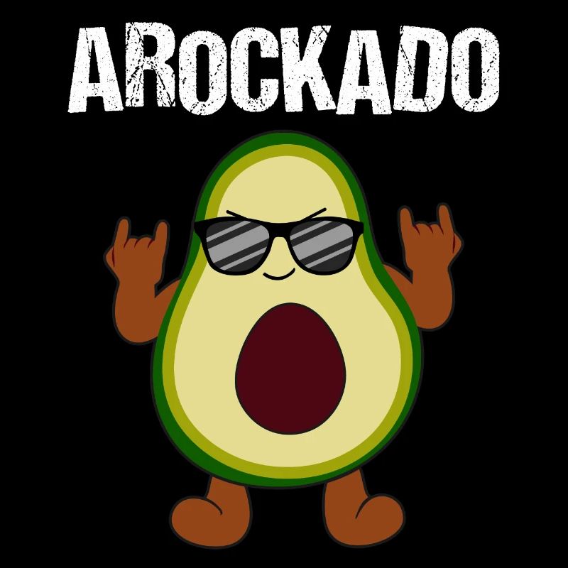 Rocking Avocat Cool Musique Aimant