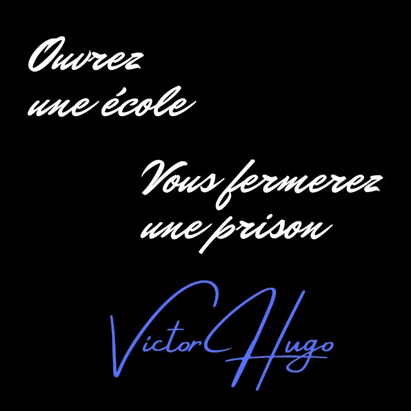 Citation Victor Hugo sur l'école