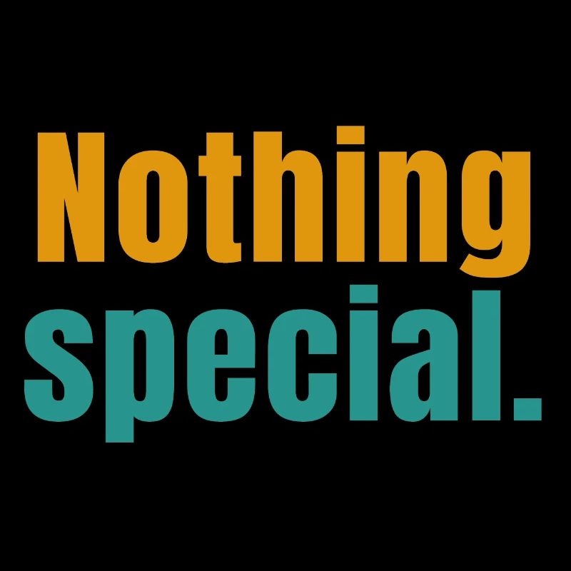 nothing special