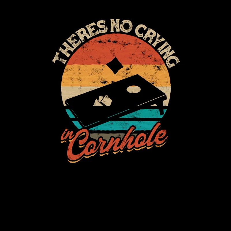 Il n’y a pas de pleurs dans le sac de haricots Cornhole Sack -