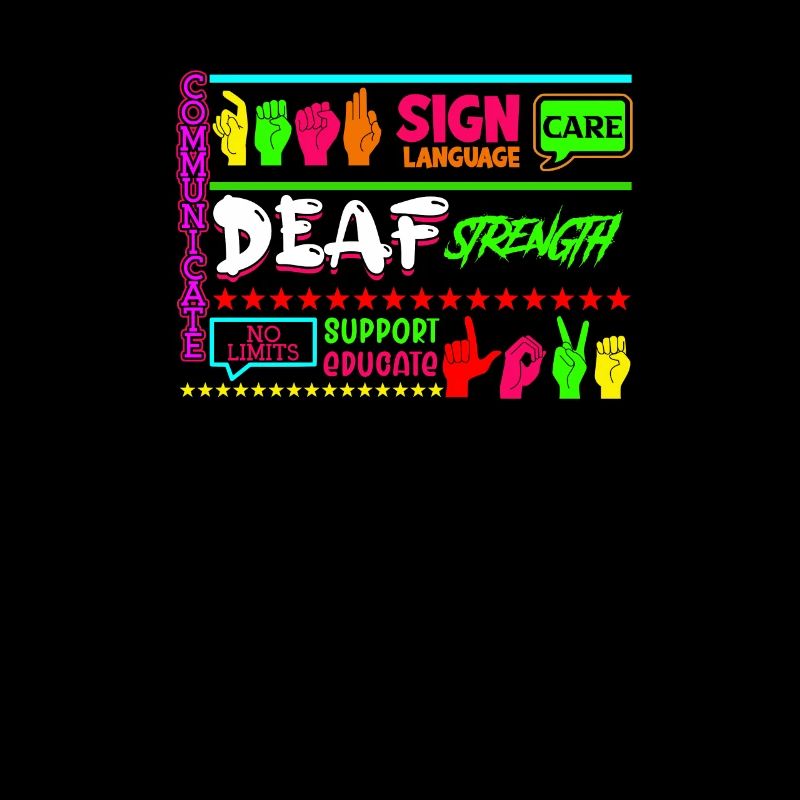 Deaf Awareness Sign Language Care Communicate