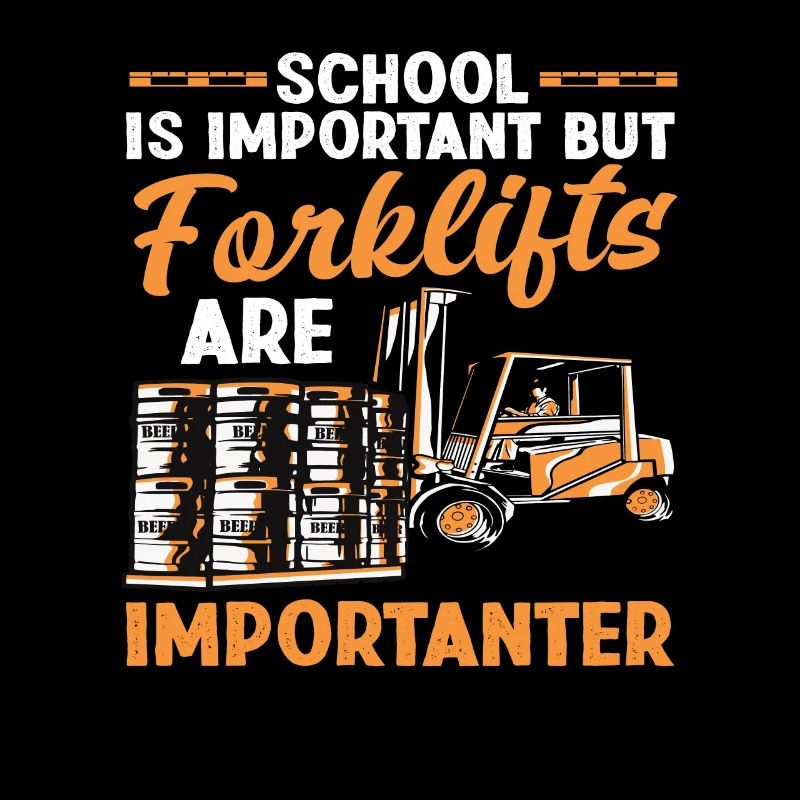 L’école est importante, mais les chariots élévateurs le sont