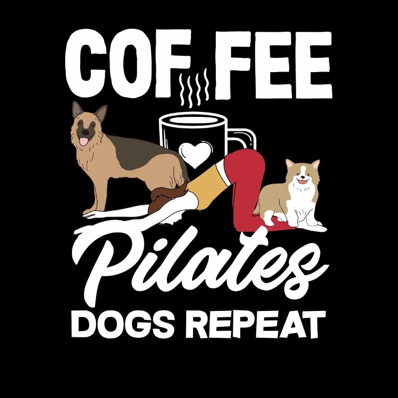 Pilates Café Chiens Répéter Fun