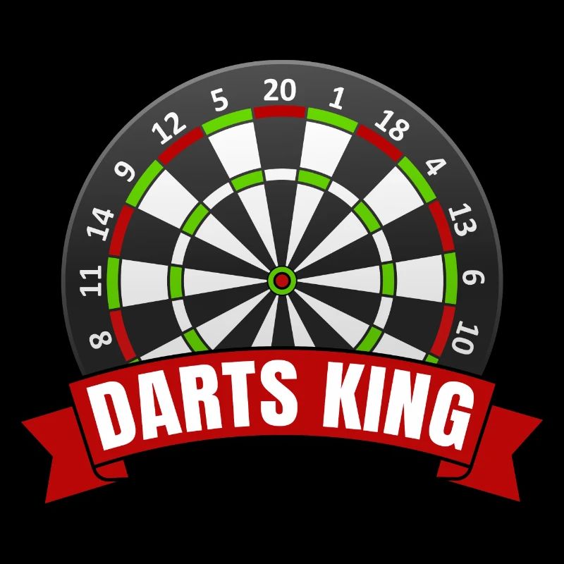Darts King - Darts Player Dartboard