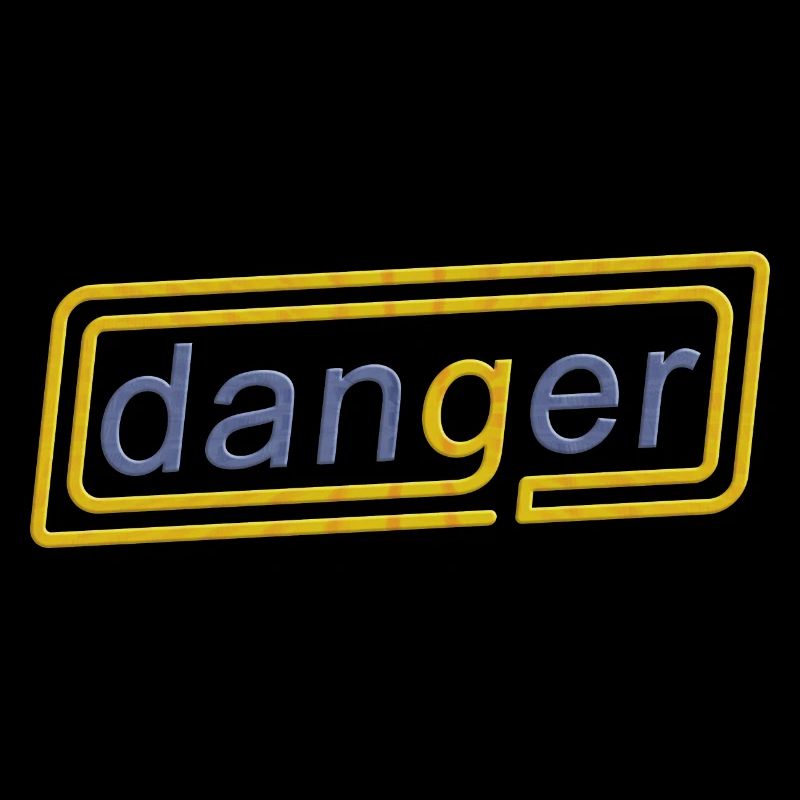 Danger bleu et jaune