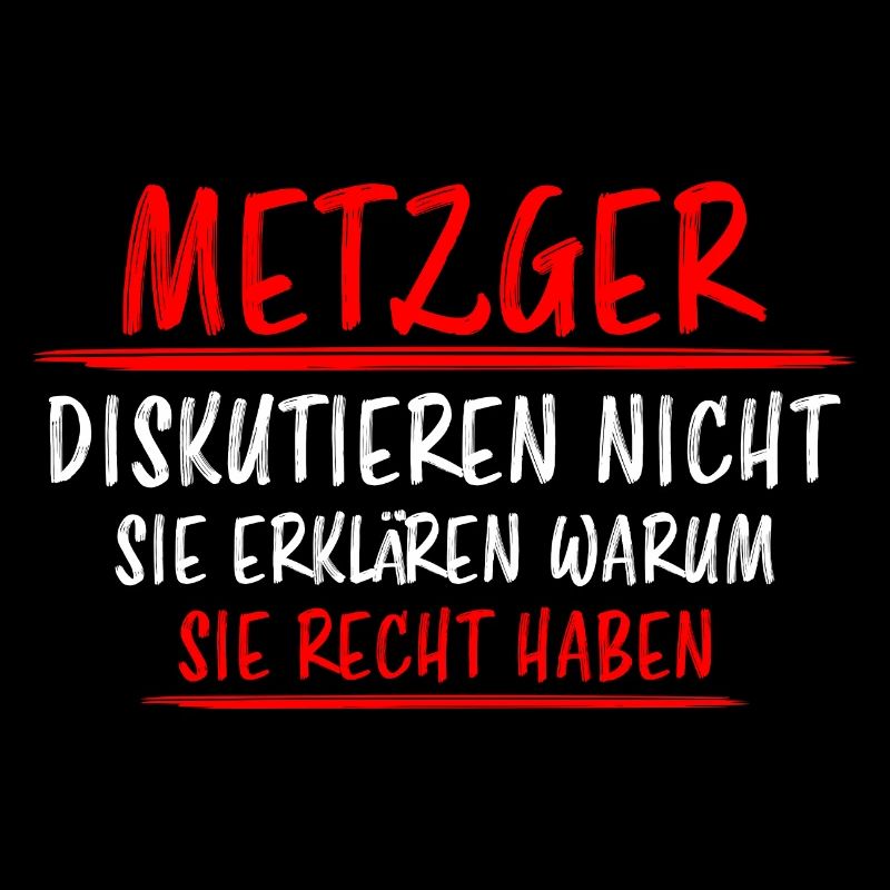 Metzger Beruf Lustiger Spruch Fleischer Geschenk