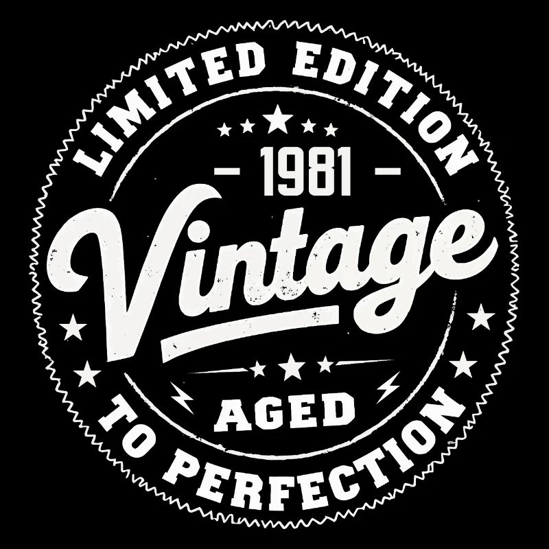 Legend since 1981 Awesome since 1981 Retro 1981