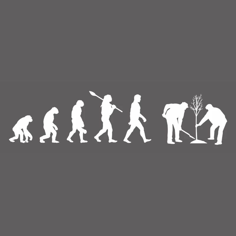 Zwei Förster - Evolution des Menschen / Darwin