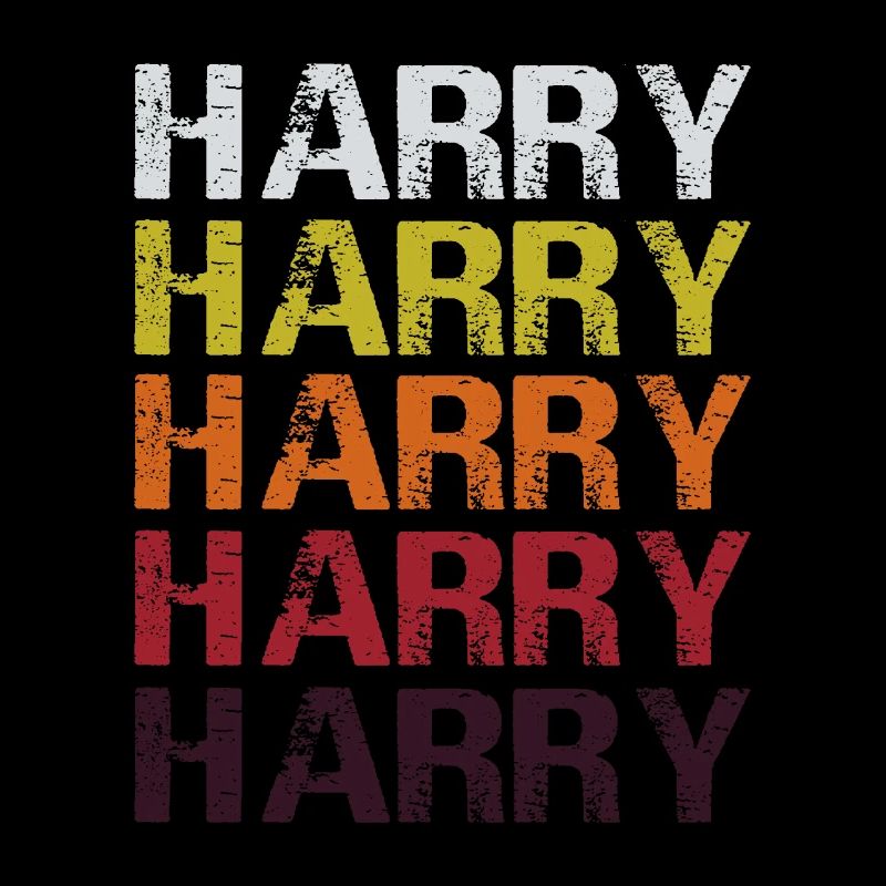 Harry Harry pattern Harry lettering