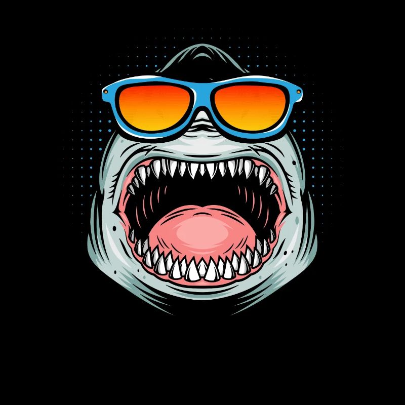 Grand requin blanc Requin Drôle de requin