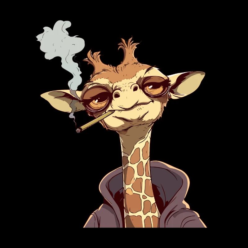 Giraffe Raucher Smoke Joint