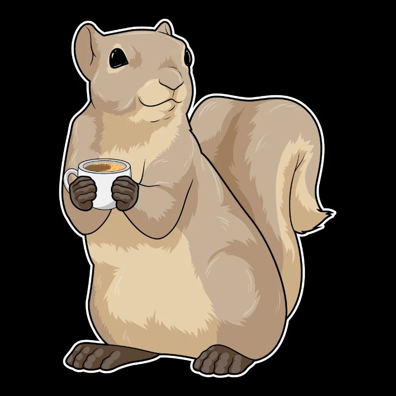 Eichhörnchen Kaffee Tasse