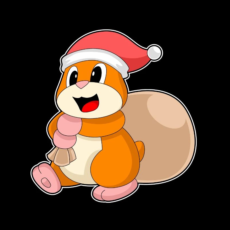 Hamster Weihnachten Sack