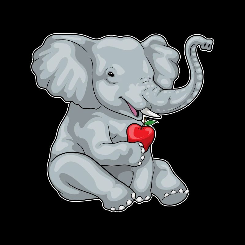 Éléphant Pomme Fruit