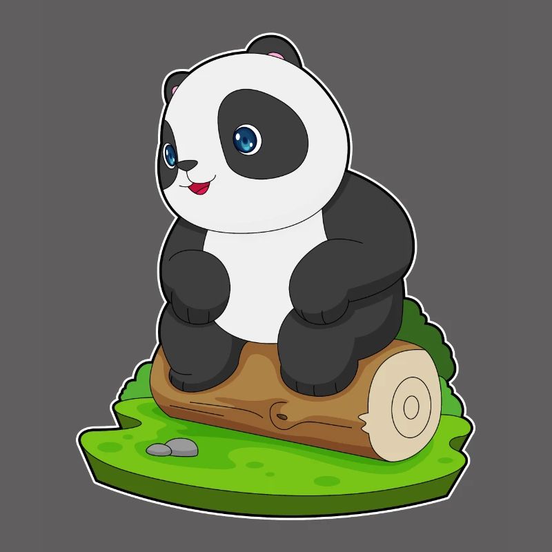 Panda Tree Trunk